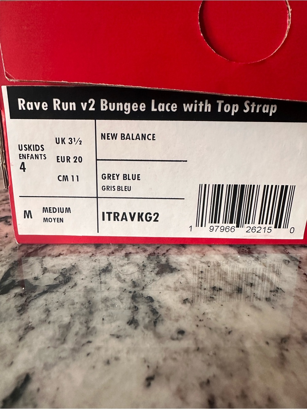 New Balance Rave Run v2 Baby Shoe - Picture 3 of 4